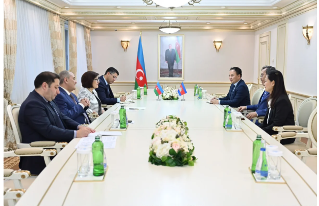 Sahibə Qafarova Kamboca Senatının sədr müavini ilə əməkdaşlığı müzakirə edib