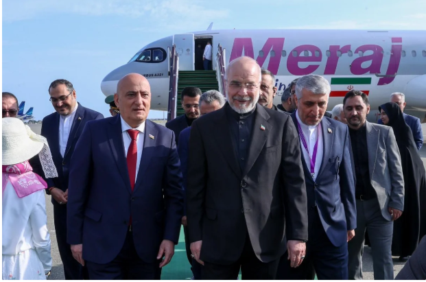 Məhəmməd Baqer Qalibaf Azərbaycana işgüzar səfərə gəlib