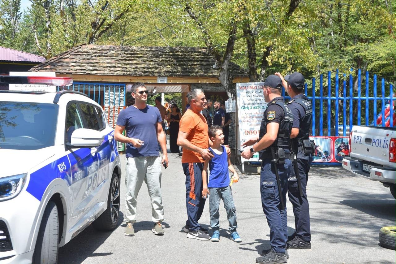 İstirahət zonalarında polisin fasiləsiz xidməti təşkil edilib