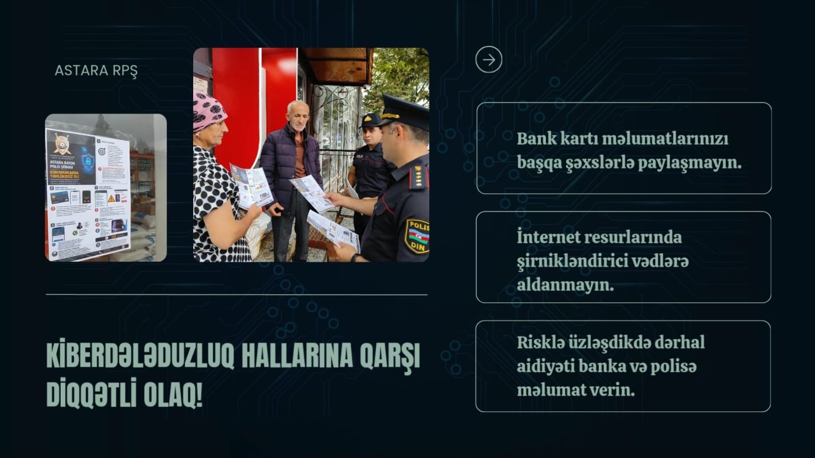 Kiberdələduzluq hallarına qarşı diqqətli olaq!