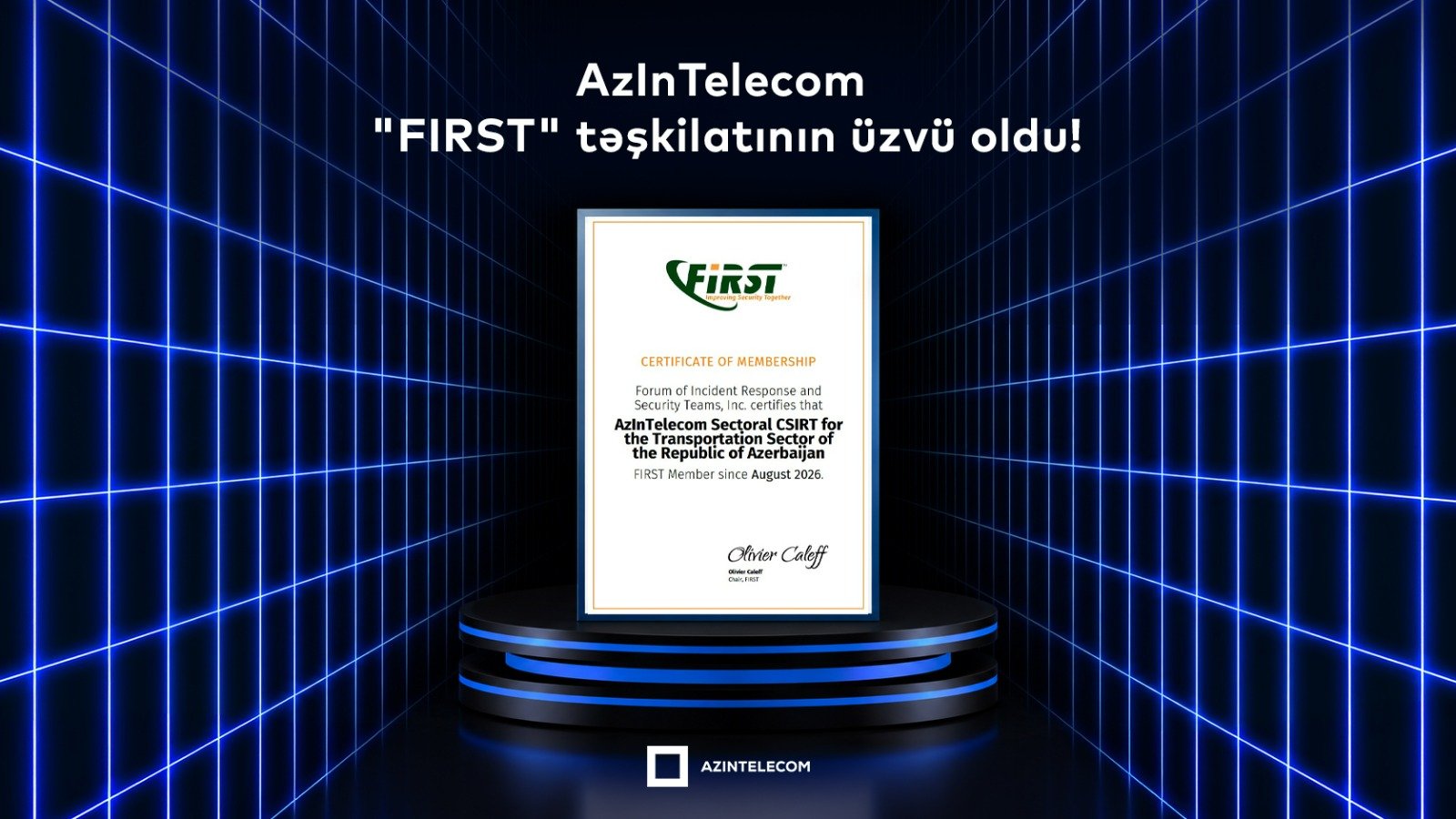 “AzInTelecom” beynəlxalq kibertəhlükəsizlik platformasında mövqeyini gücləndirdi