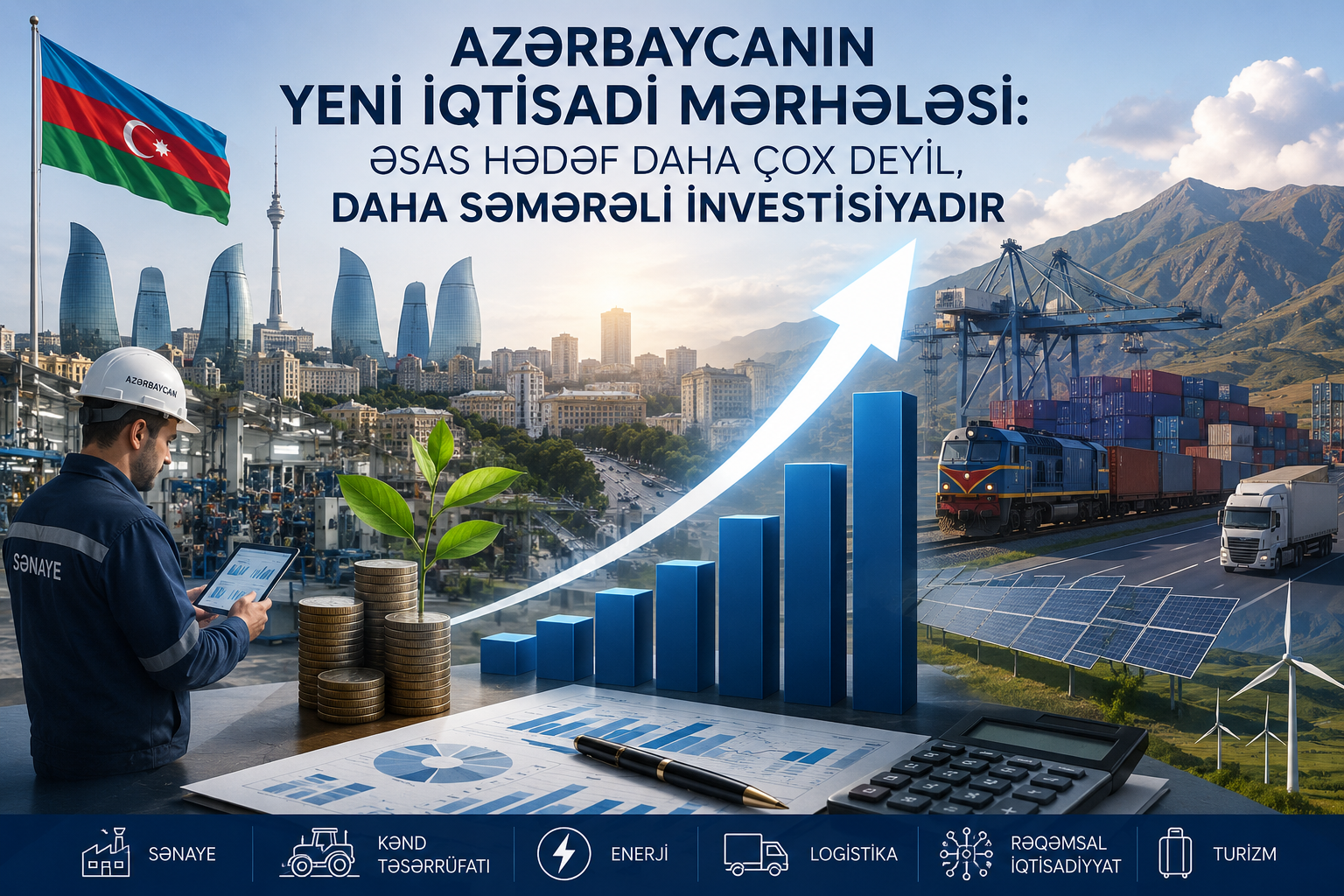 Azərbaycanın yeni iqtisadi mərhələsində əsas hədəf daha çox deyil, daha səmərəli investisiyadır