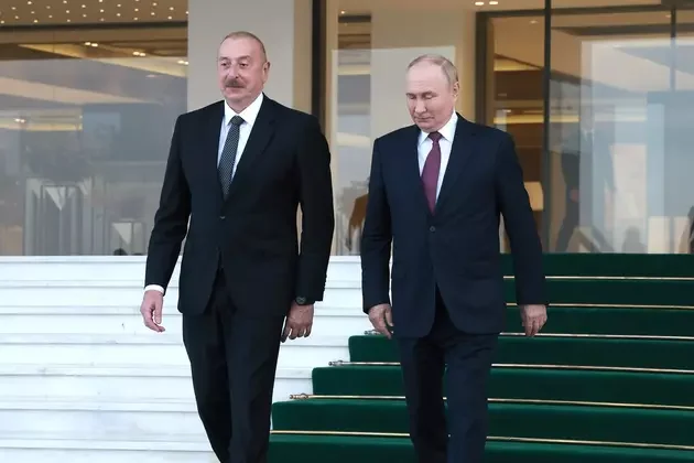 İlham Əliyev və Vladimir Putin Bişkekdə görüşdü