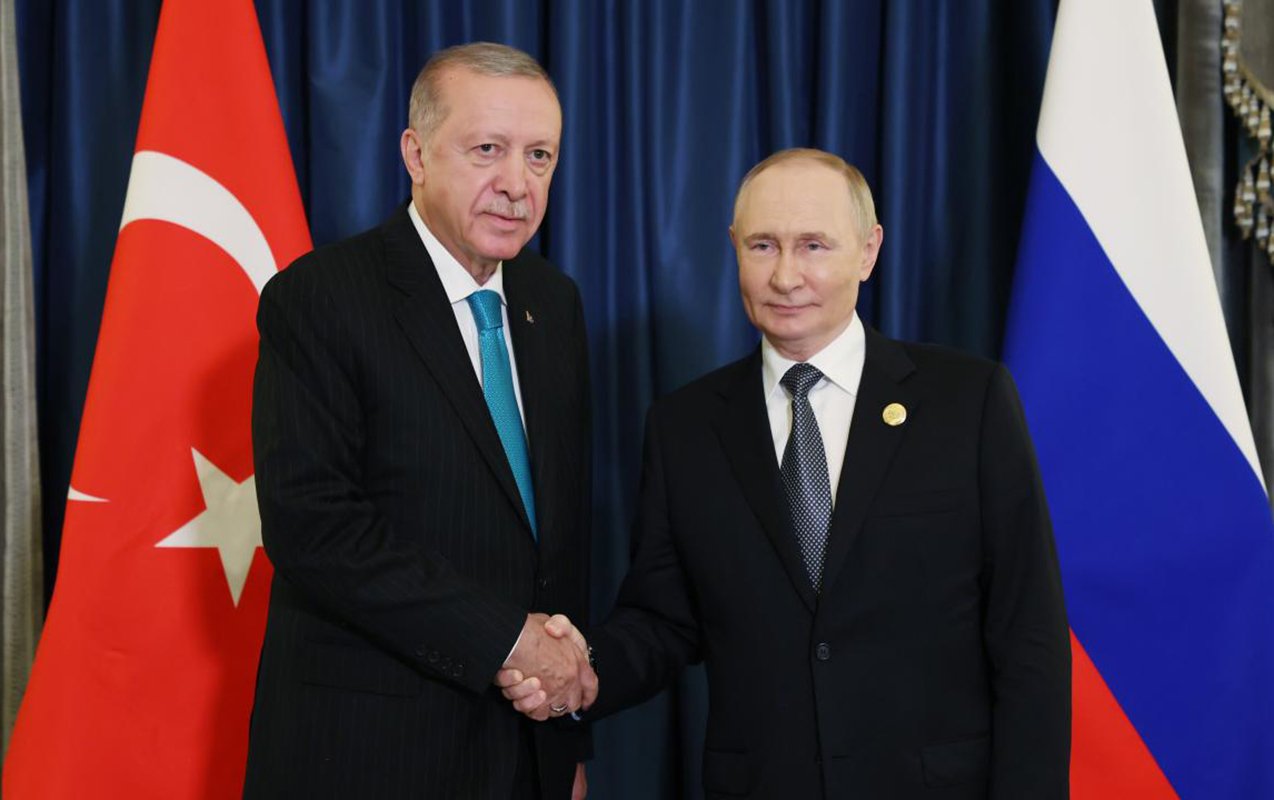 Ərdoğanla Putinin görüşü keçirilir