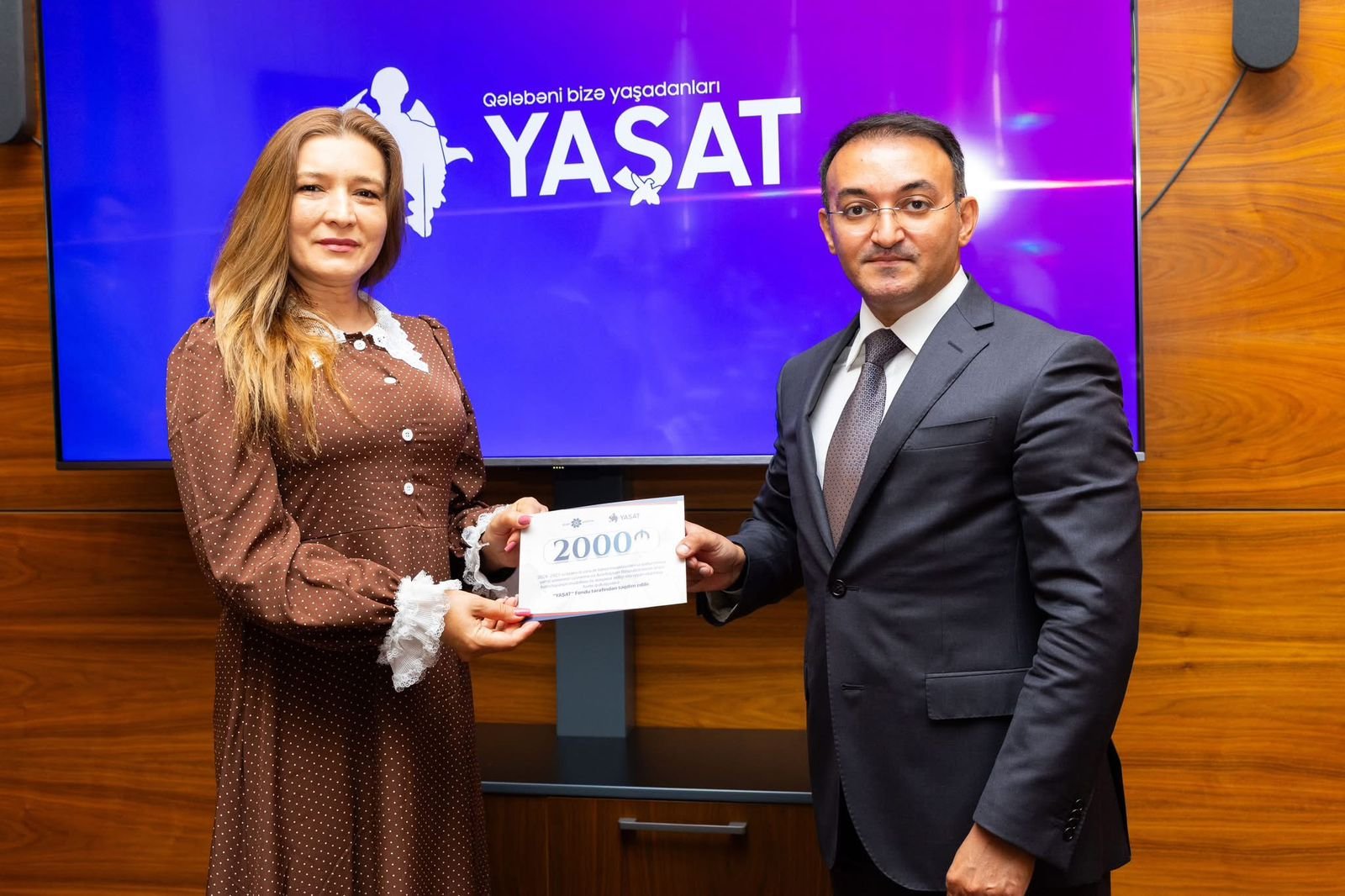 “YAŞAT” Fondundan yeni tələbələrə 2 min manatlıq dəstək