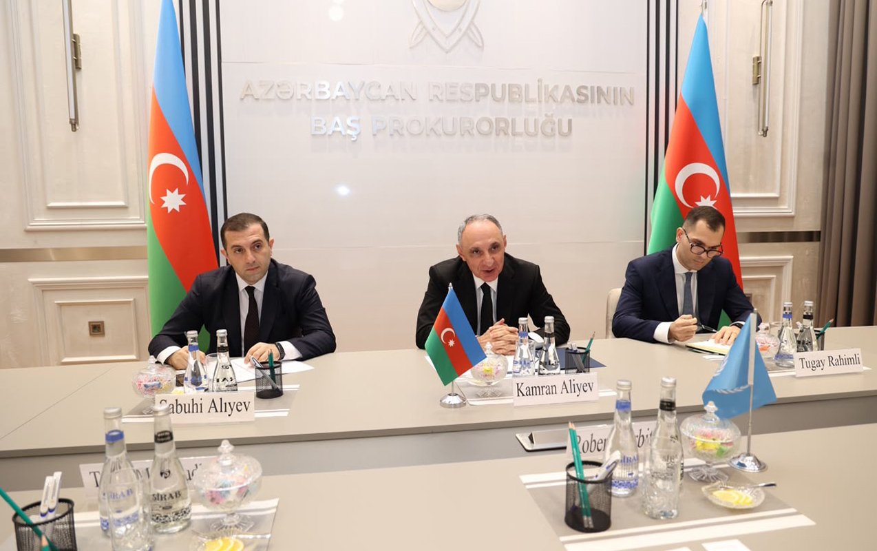 Baş prokuror UNODC rəsmisi ilə görüşüb