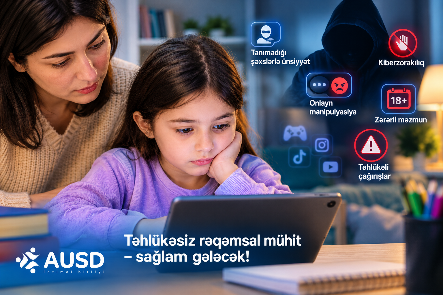 Uşaqların virtual dünyası: təhlükə harada başlayır?