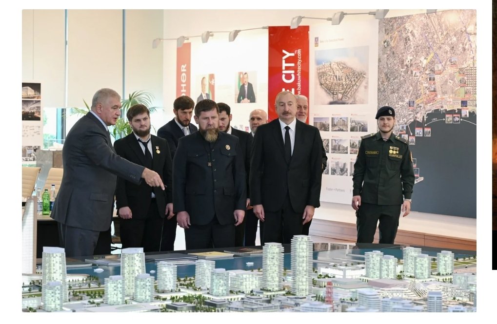 İlham Əliyev və Ramzan Kadırov "Bakı Ağ Şəhər"də olublar