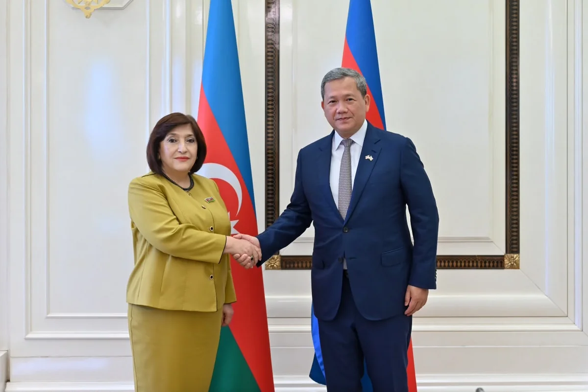 Azərbaycan və Kamboca parlamentlərarası əlaqələrinin inkişaf perspektivləri müzakirə olunub