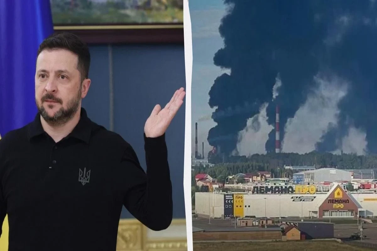 Zelenski Rusiyanın neft emalı zavodlarına hücumların bərpa olunacağını bildirib