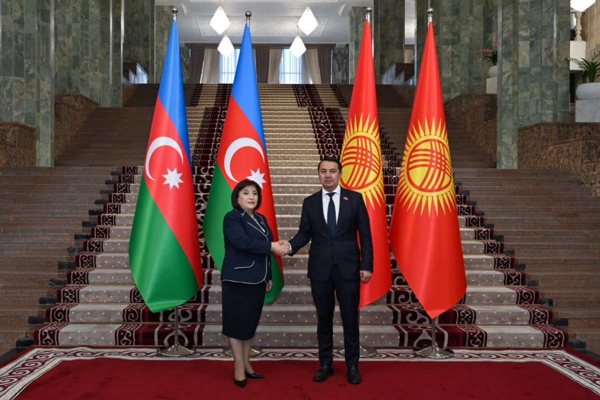 Sahibə Qafarova Qırğızıstan parlamentinin sədri ilə görüşüb - FOTO