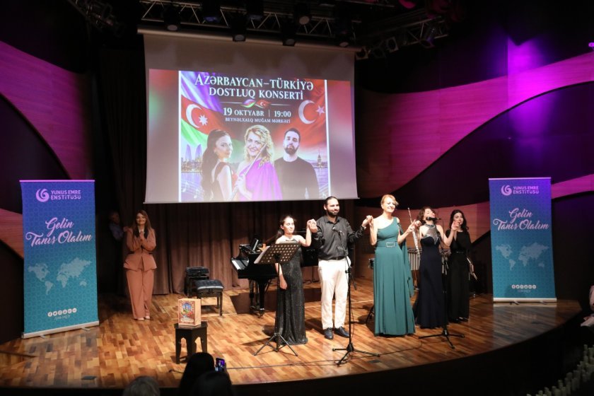 Türkiyə-Azərbaycan Dostluq Konserti keçirilib