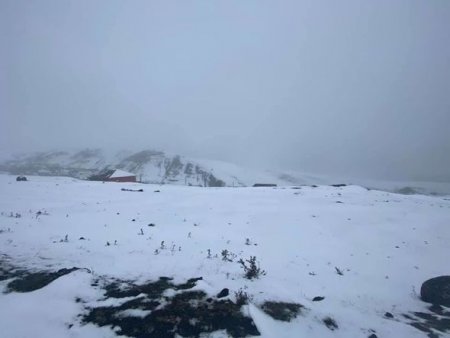 В южном регионе Азербайджана выпал снег: автомобили застряли на дорогах – ФОТО/ВИДЕО
