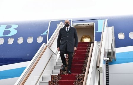 Президент Ильхам Алиев прибыл в Москву - ОБНОВЛЕНО + ФОТО/ВИДЕО