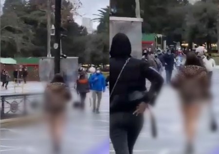 В Баку задержана девушка, разгуливавшая по улицам в нижнем белье