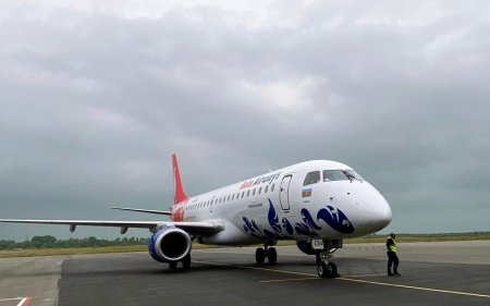 Самолет Buta Airways вернулся в Баку из-за плохих погодных условий в Астрахани