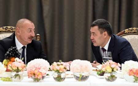 От имени Садыра Жапарова организован официальный прием в честь президента Ильхама Алиева