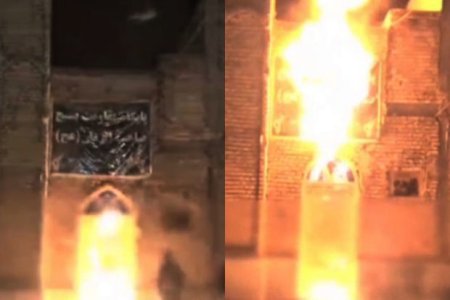 В Иране протестующие подожгли базы КСИР - ВИДЕО