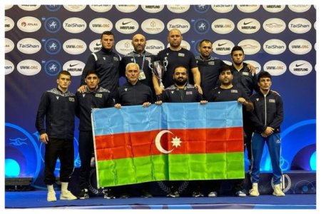 Сборная Азербайджана по вольной борьбе заняла третье место на чемпионате мира