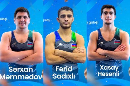Сборная Азербайджана стала второй на молодежном ЧМ по греко-римской борьбе