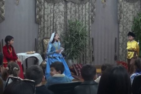 Единственный в Грузии азербайджаноязычный детский театр представил новый спектакль - ВИДЕО