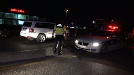 Bakıda xüsusi karantin qaydalarını pozan sürücü sərxoş imiş - VİDEO