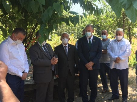 Deputatlar Masallıda şəhid mayorun məzarını ziyarət edib – FOTOLAR