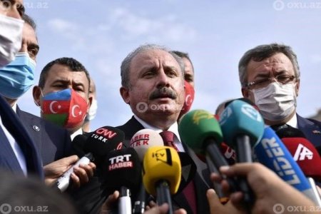 Mustafa Şentop: “Ermənistanın mülki əhaliyə hücumunu dünya görməlidir” - FOTO