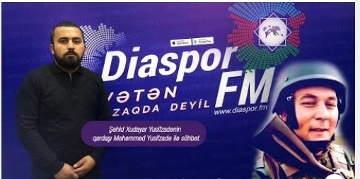 Şəhid Xudayar Yusifzadənin qardaşı Diaspor FM-in qonağı olub