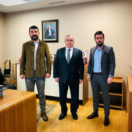 Asiad Ankara Temsilciliği Danıştay Üyesi Ahmet Saraç'ı makamında ziyaret etti