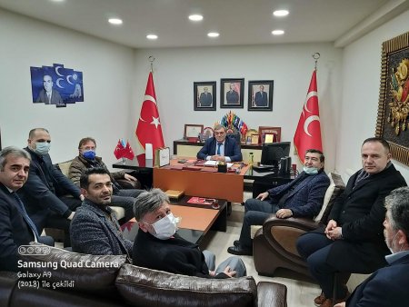 ASİAD Yönetim Kurulu MHP ilçe Başkanlığına nezaket ziyareti gerçekleştirdi