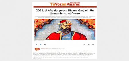 İspaniya mediasında Nizami Gəncəvi yaradıcılığından bəhs edilib