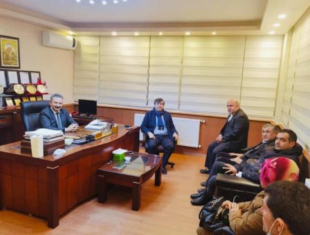 Ordu Büyükşehir daire başkanı İzzet Gündoğar ASİAD genel başkanı Yücel Yalçınakaya❜yı ziyaret etti