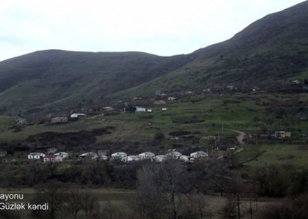 Nazirlik Füzulinin Yuxarı Güzlək kəndinin görüntülərini yaydı - VİDEO