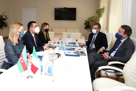 Elmar Qasımov İtaliyanın  “Maire Tecnimont” şirkətinin vitse-prezidenti ilə görüşüb