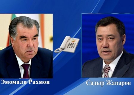 Qırğızıstan və Tacikistan prezidentləri telefonla danışdı