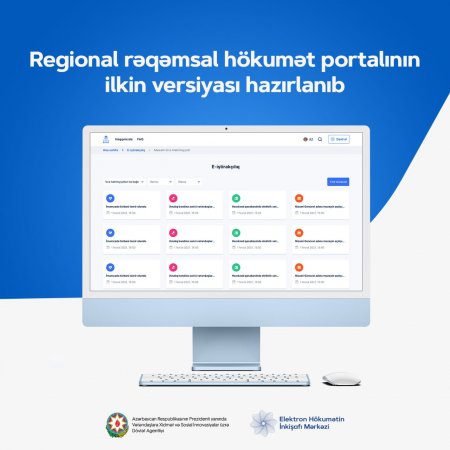 Regional rəqəmsal hökumət portalının ilkin versiyası hazırlanıb