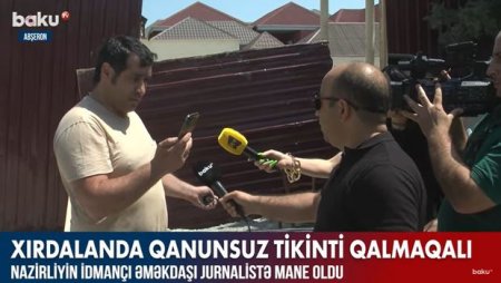 Nazirliyin idmançı əməkdaşı jurnalisti hədələdi – VİDEO