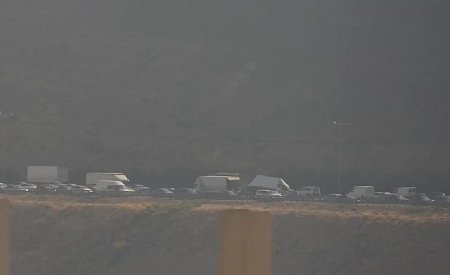 Lökbatanda yol qəzası tıxaca səbəb olub - Foto