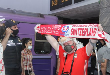 Avropa çempionatının Bakıda ilk gününün metro həyəcanı - fotolar