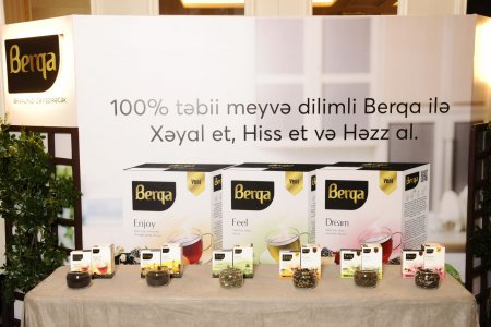 “Berqa” çayı - İlin ən yaxşı çay markası mükafatını qazanıb - Foto