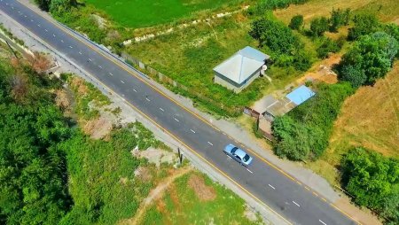 Şəki və Yevlaxda 19 km uzunluğa malik 4 kəndin yolu əsaslı şəkildə yenidən qurulub