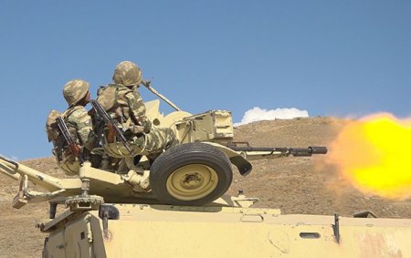 Ordumuzun hava hücumundan müdafiə bölmələrində taktiki-xüsusi təlimlərindən VİDEO