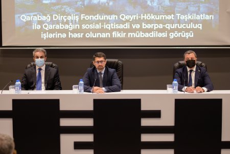 Qarabağ Dirçəliş Fondu Qeyri-Hökumət Təşkilatlarının nümayəndələri ilə görüşüb