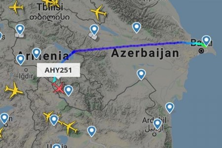 AZAL illər sonra ilk dəfə Ermənistan üzərindən uçuşlara başladı