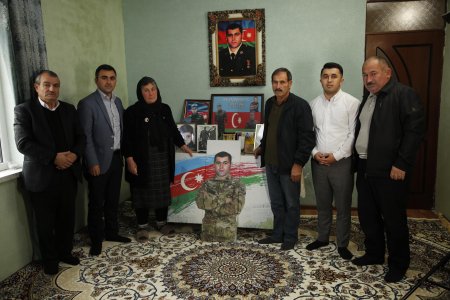 “İrəli” komandası şəhid ailələri ilə görüşlərə davam edir