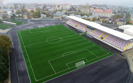 Şamaxı şəhər stadionunun açılışı olub