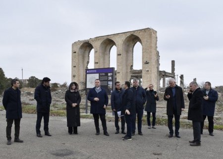 Estoniya parlamentinin nümayəndələri Ağdamda ermənilərin törətdiyi vəhşiliklərlə tanış olublar