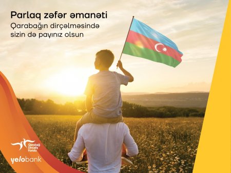 Yelo Bank Qarabağın dirçəlişinə dəstək olmaq məqsədilə yeni məhsul hazırlayıb