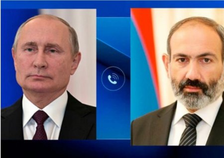 Putin Paşinyanla Qarabağı müzakirə edib